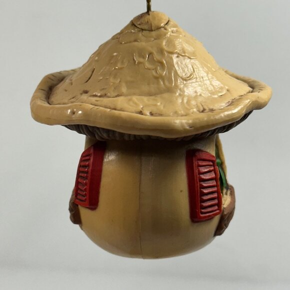 Hallmark Animal Home Christmas Ornament 1978 Mice in Mushroom Tree Whimsical - Picture 5 of 8